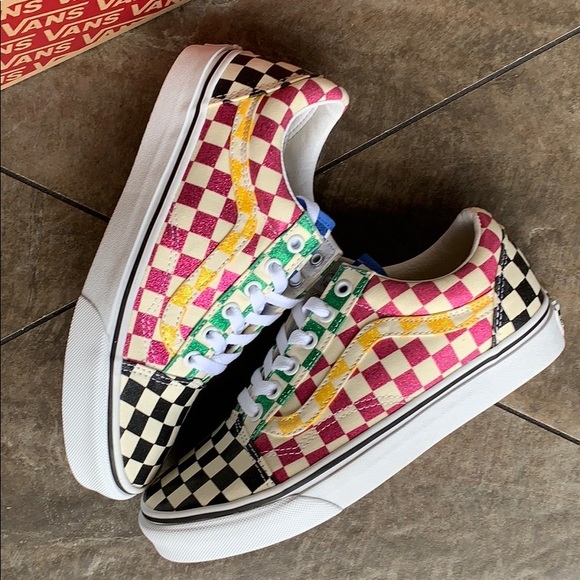 • VANS OLD SKOOL GLITER CHECK MULTITRWHT WMNS - Picture 16 of 16